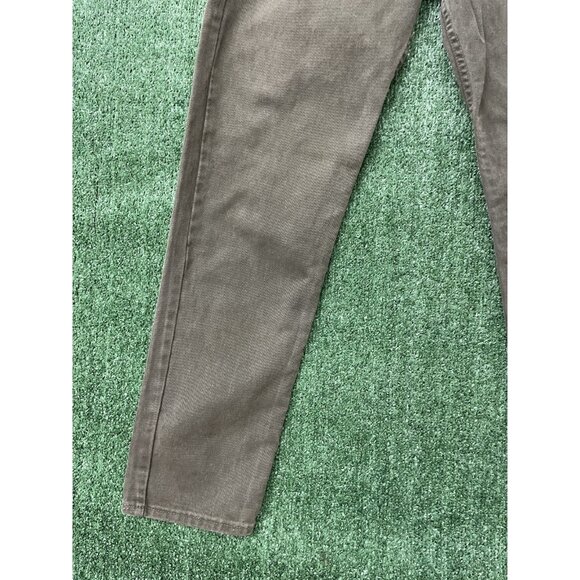 Gap Denim Green Dark Loose Fit W33 Men's Pockets Button Pants - Picture 3 of 10